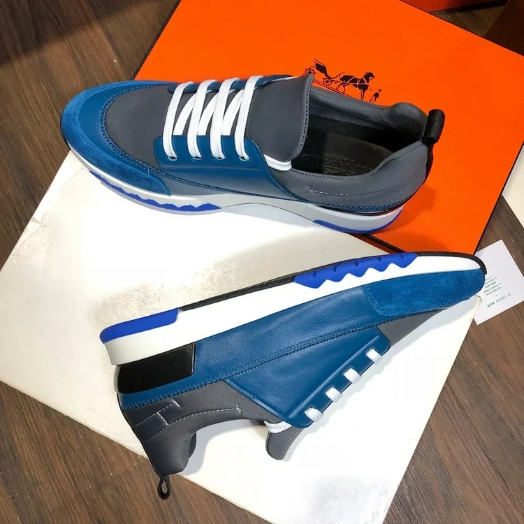 爱马仕天空蓝跑鞋,蓝蓝的令人心旷神怡