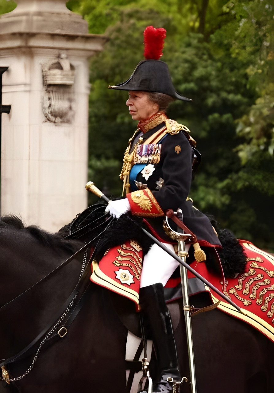 安妮公主骑马庆祝查理三世的生日.