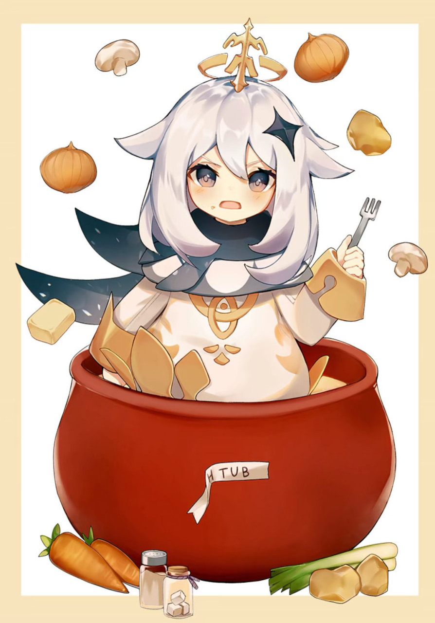 原神# 派蒙的9种做法 从前往后分别是派蒙刺身,67派蒙汉堡,派缮