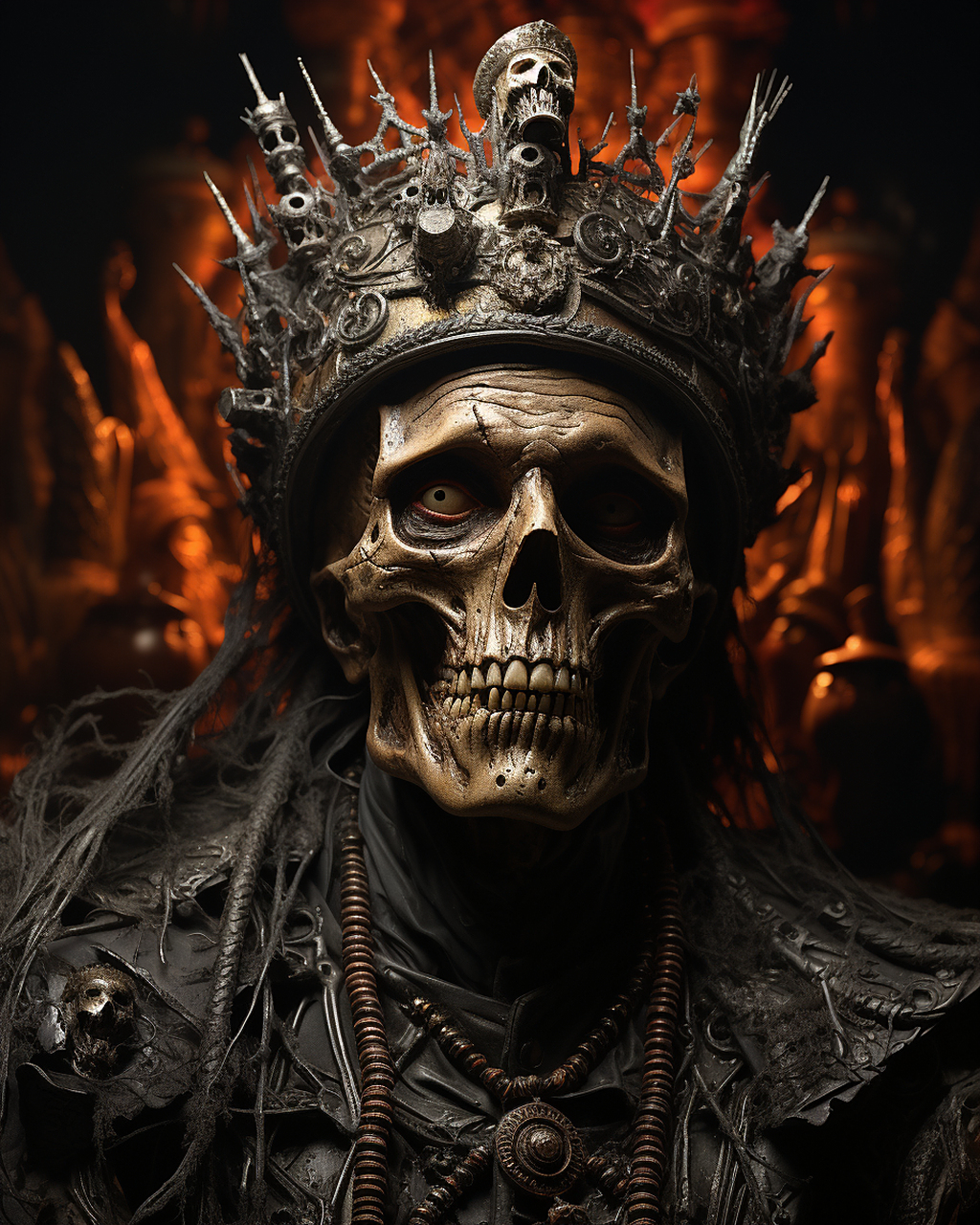 地狱骷髅头!#ai绘画