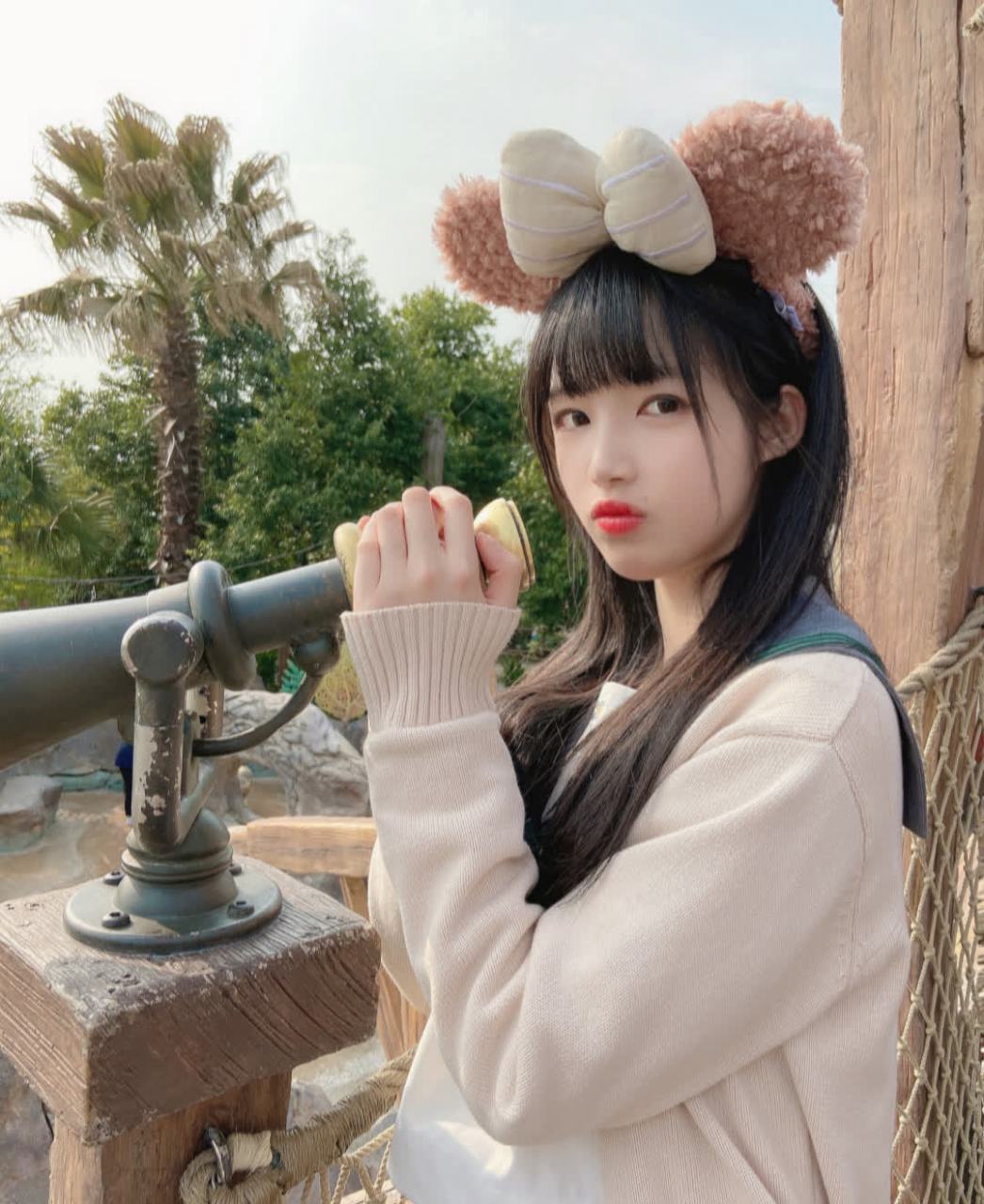 akb48成员邹若男,日本写真偶像团体中的中国女孩,清纯美丽