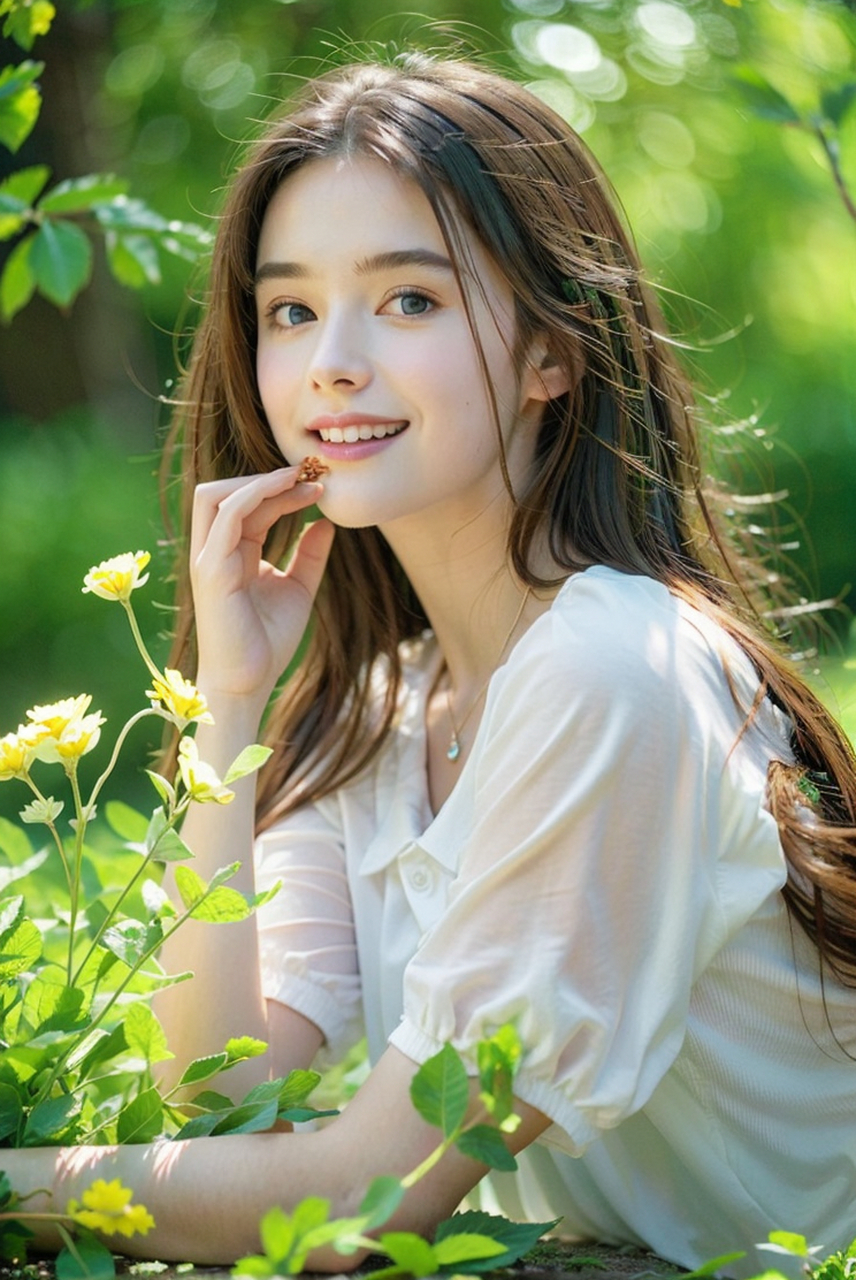 欧美女孩外景写真,氧气感天花板花姑娘浪漫写真#美女# #养眼美女