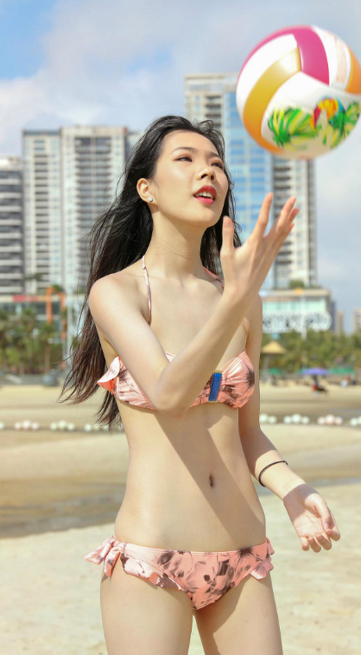极品超性感沙滩排球美女