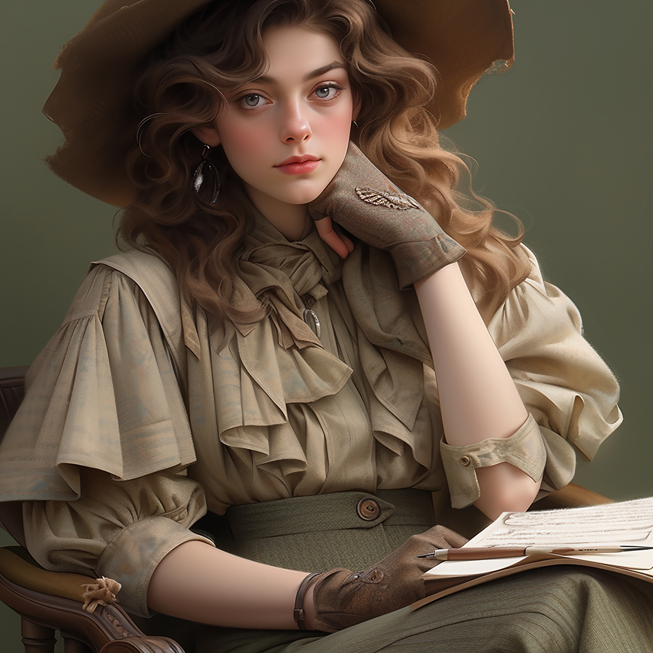 诡秘之主|咸鱼小姐佛尔思  实在是无事可做才写了一分钟 我们的作家