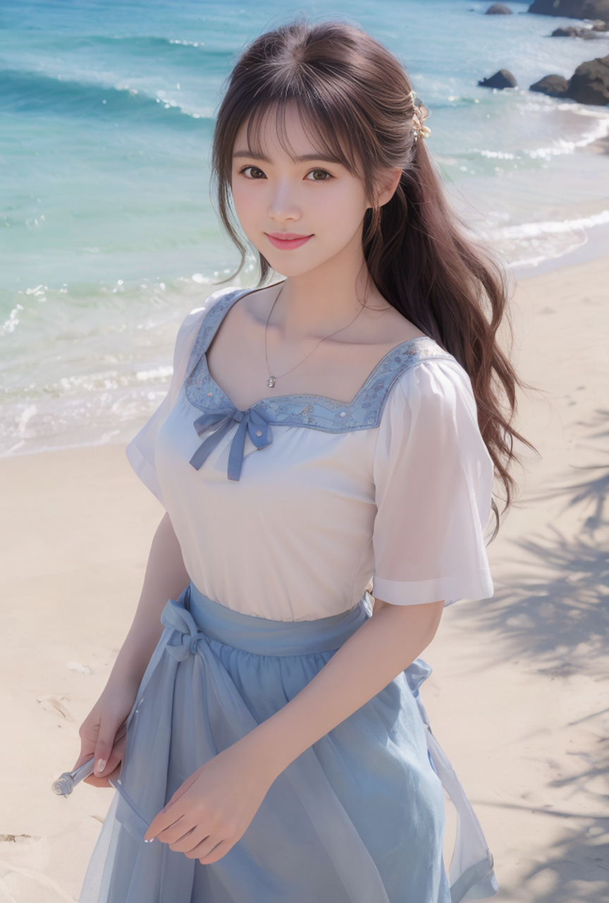 ai美女-眉清目秀的气质女孩(2)#ai# #ai共创计划