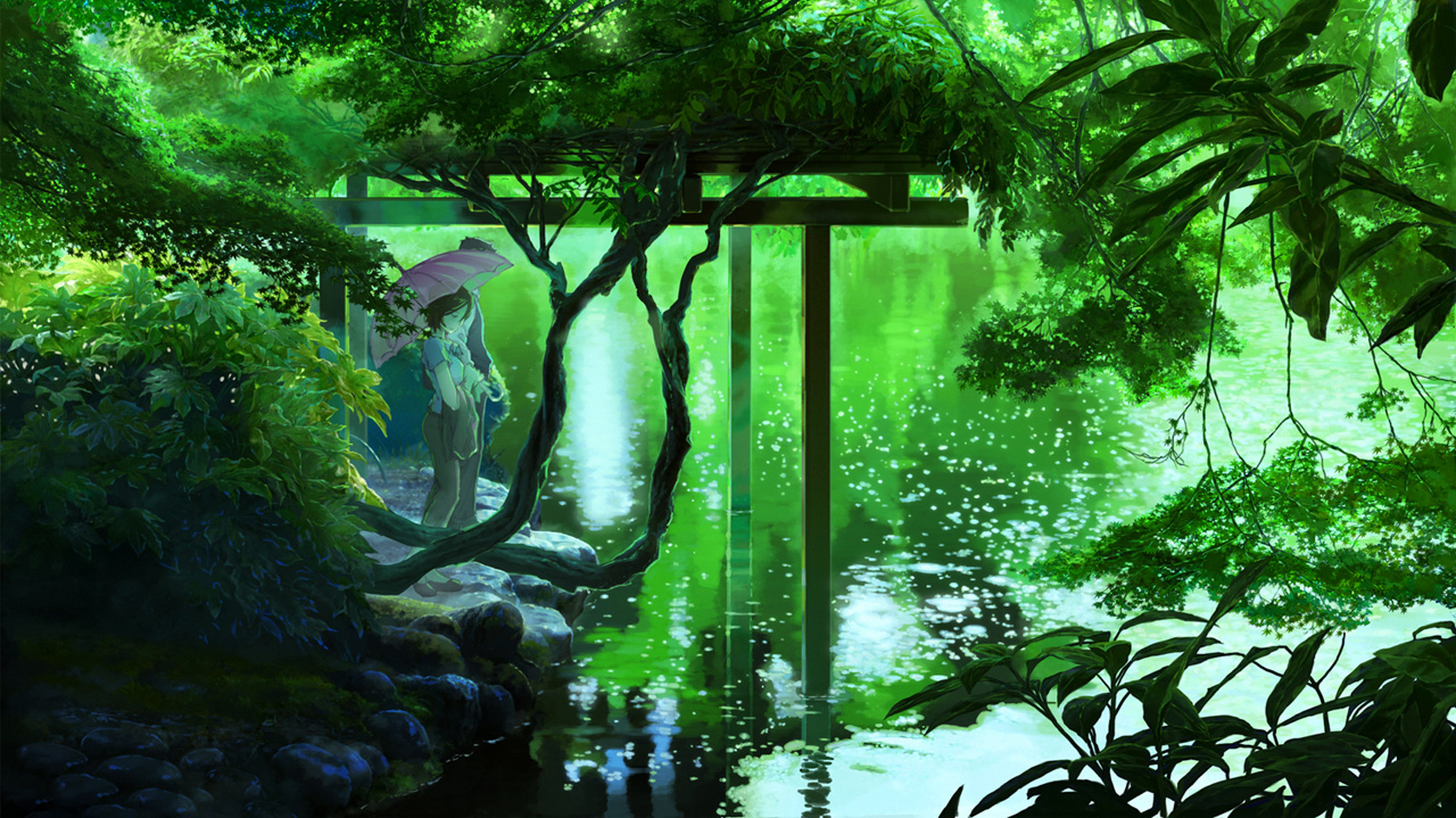 炎炎夏日,来看看新海诚的《言叶之庭》吧,感情细腻画面唯美,适合大