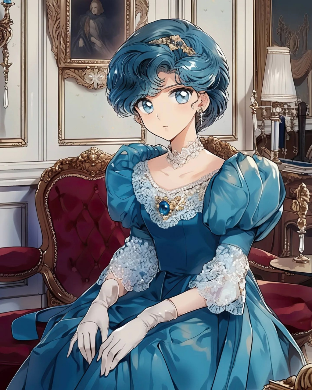 美少女战士的 欧式宫廷复古风[鼓掌]#动漫