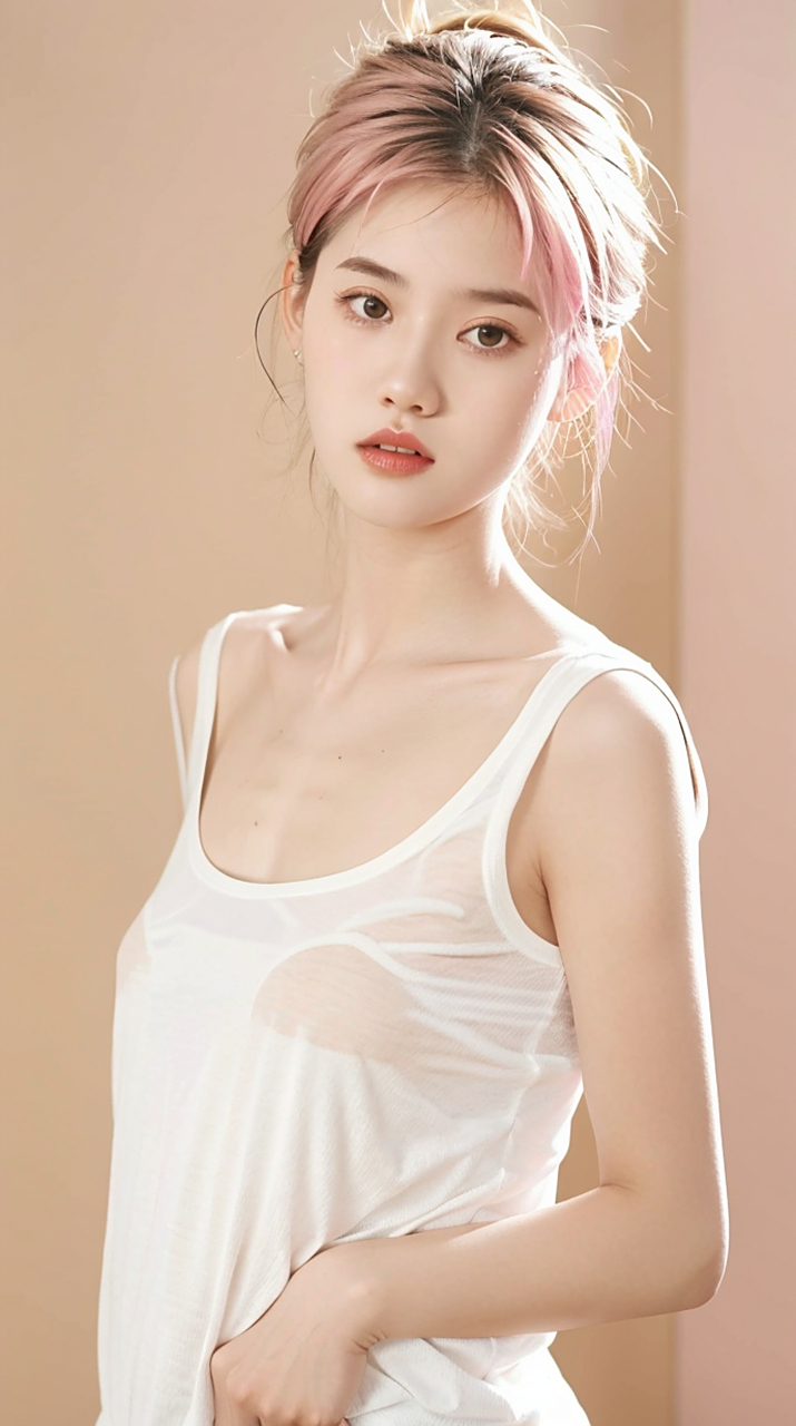 高冷女神性感写真,极品美少女养眼高清壁纸,染头发的女生#美女# #清纯