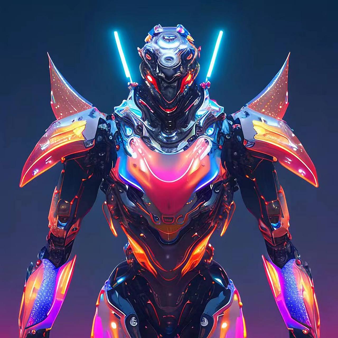 超级炫酷的未来机甲战士,你绝对没有见过,喜欢拿走!