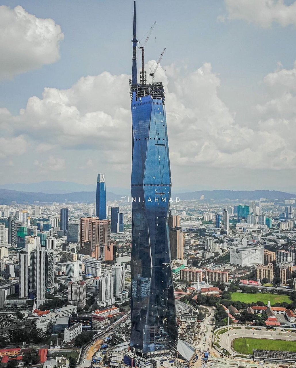 马来西亚吉隆坡118大厦即将建成,总高678.