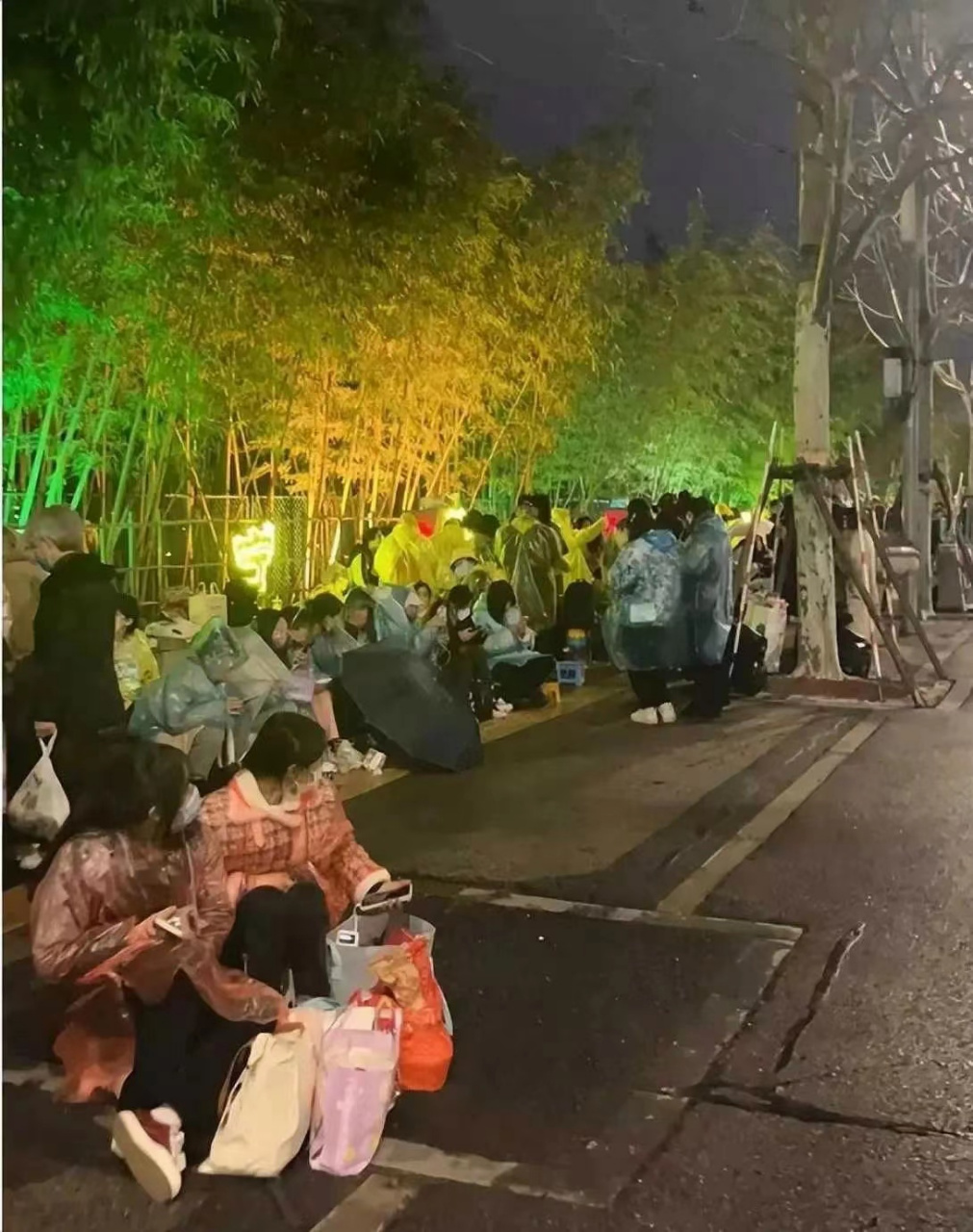 上万人深夜露宿上海街头,颠覆三观:这些人到底怎么了?原来又是追星族.