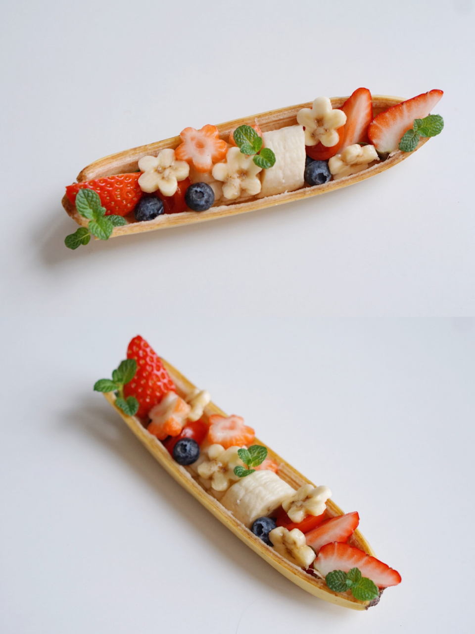 愉悦自己,真的不需要很大的成本呢[比心] 【水果香蕉船】 食材:香蕉