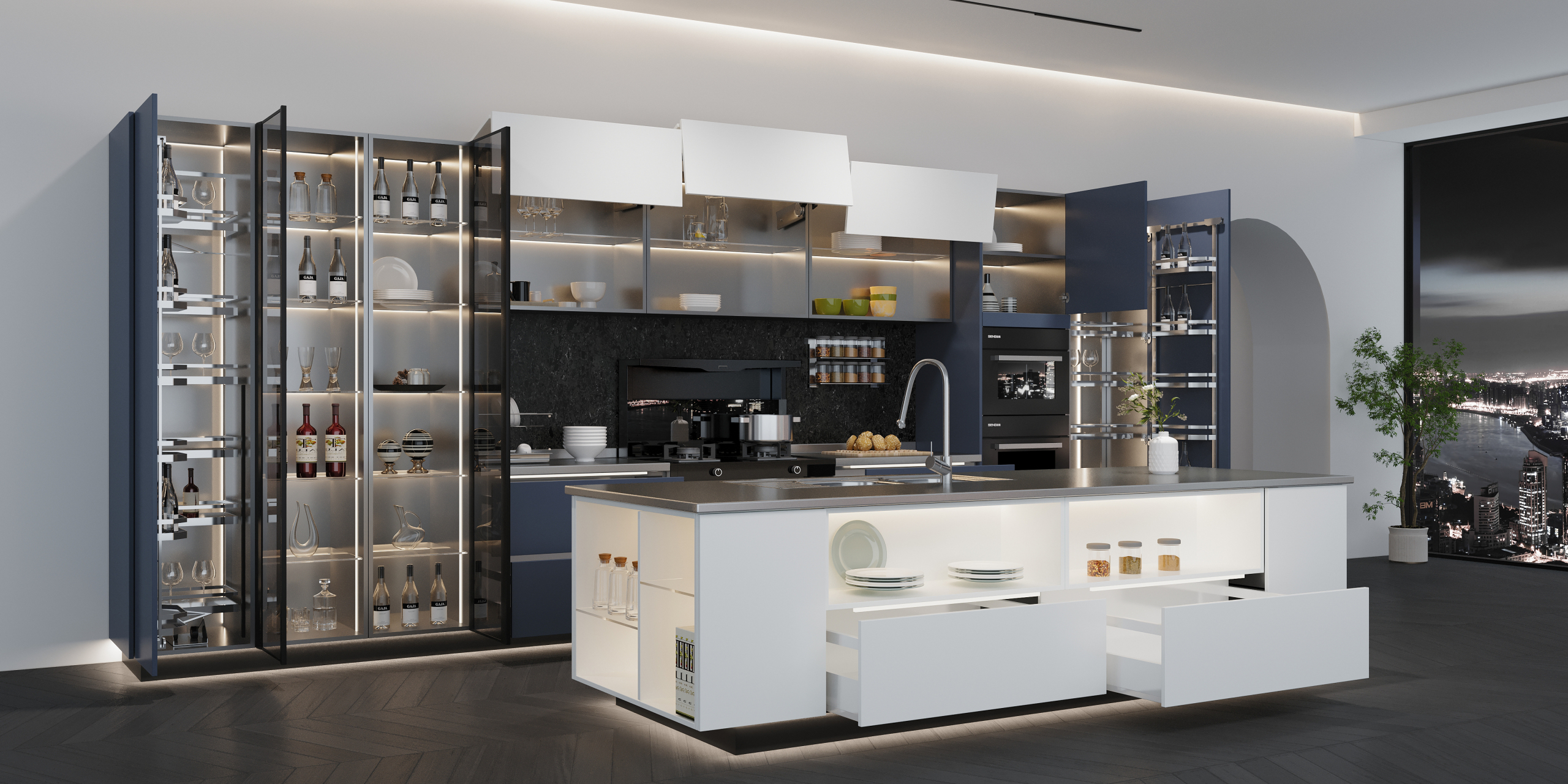 不锈钢橱柜定制多少钱一平米?