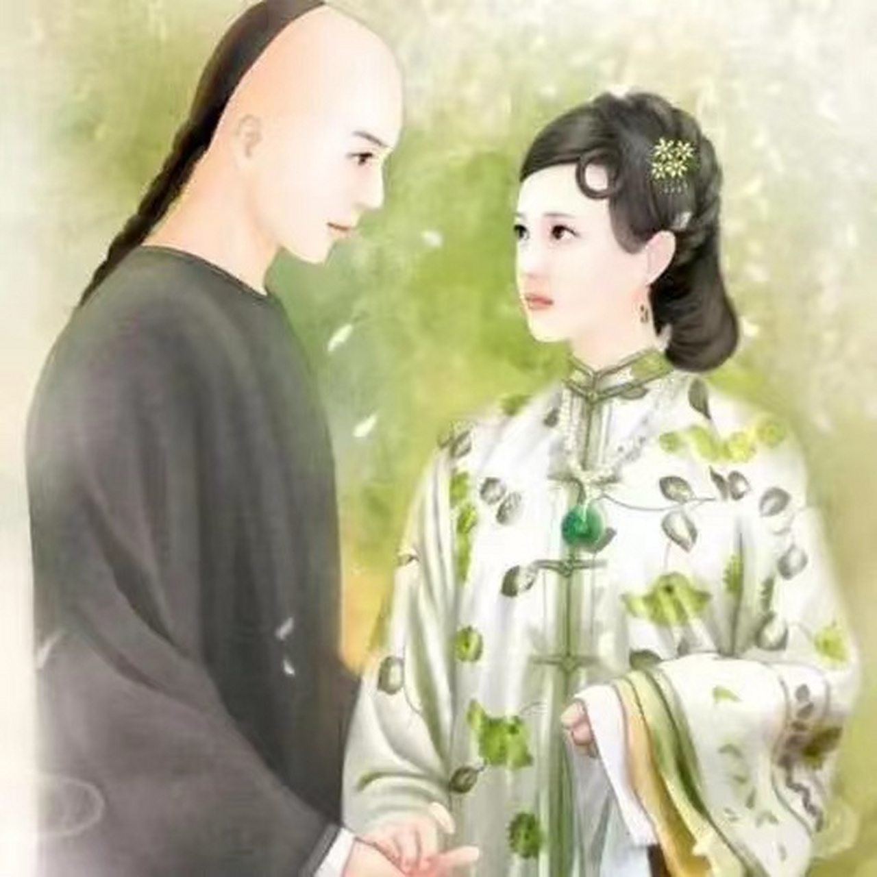 "  纳兰性德与卢氏的婚姻是父母之命媒妁之言.