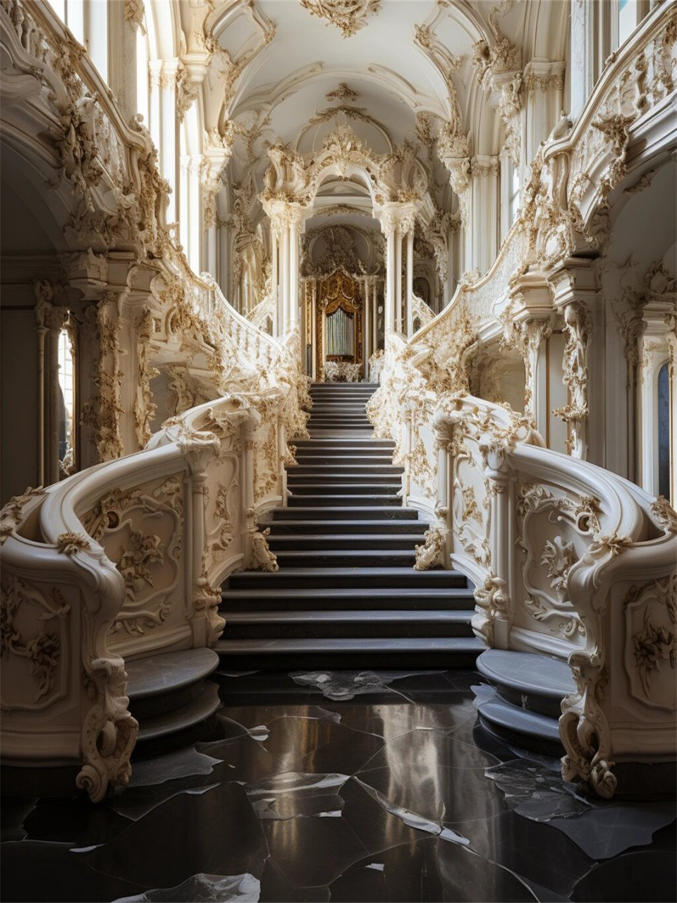 欧洲广泛流行的一种建筑风格  在17至18世纪的欧洲,巴洛克建筑风格