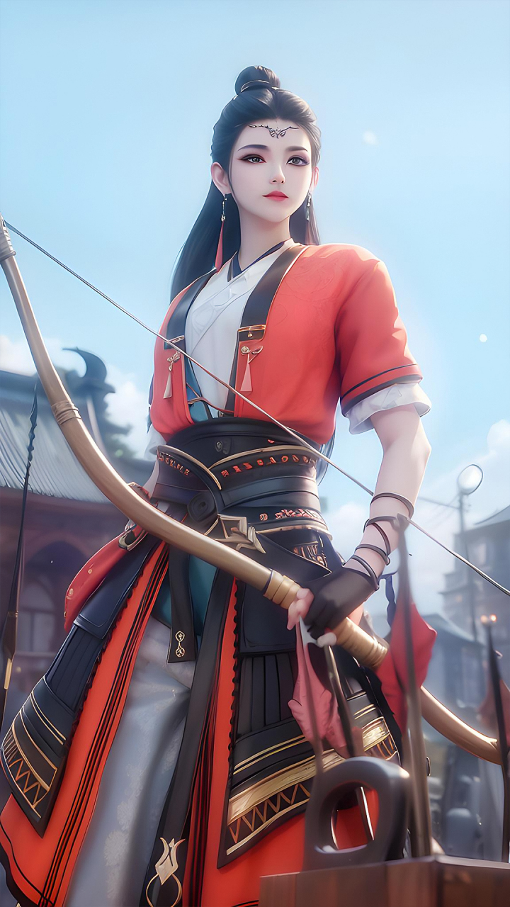 国漫女神|《沧元图》女主"柳七月"高清手机壁纸