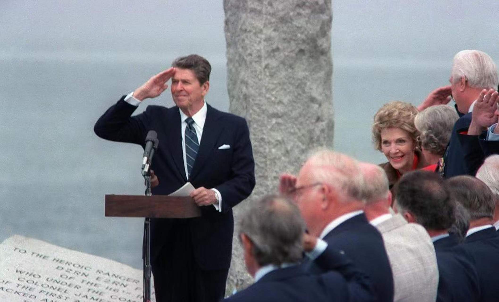 1984年,中美建交后,美国总统里根访华,在上海复旦大学演讲的一幕!