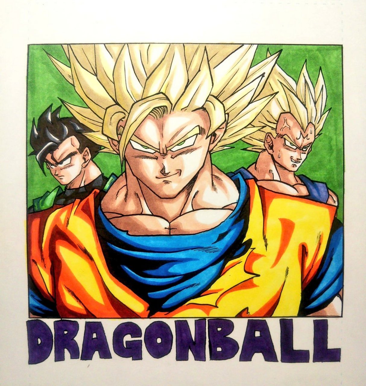 龙珠# #日本动漫# #热血动漫# 三大超级赛亚人合体