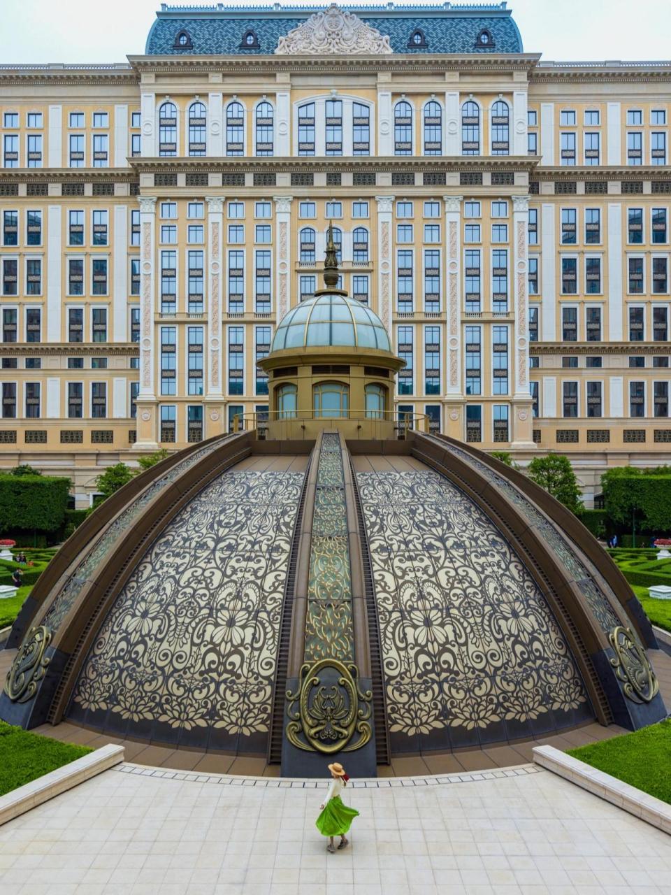 这么好拍的皇家欧式城堡  第一次来澳门上葡京. 就被惊喜到!