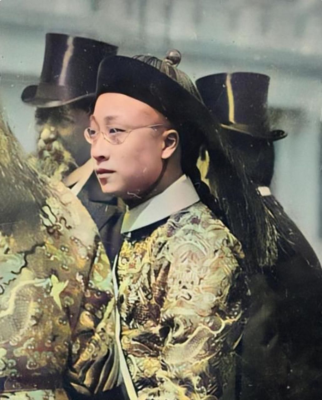 30岁的贝勒爷溥伦,代表大清国首次参加美国圣路易斯世界博览会的照片