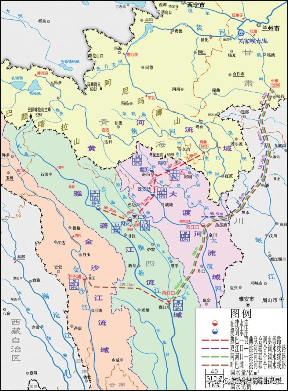 黄河委员会以《南水北调工程总体规划》及西线原一期工程项目建议书