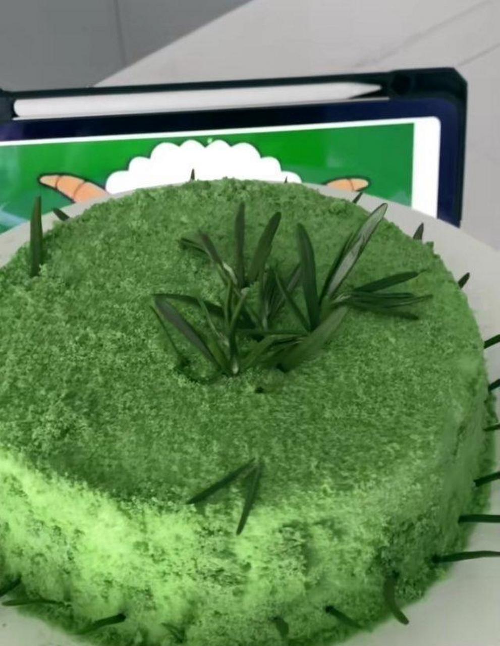美羊羊同款青草蛋糕,有喜欢的吗?