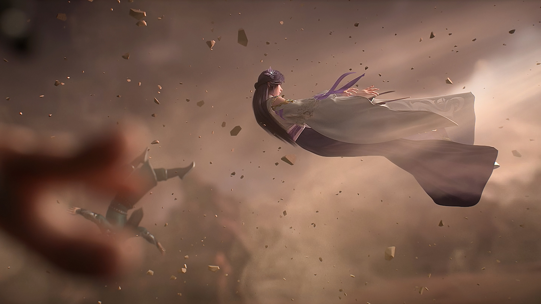 石昊救下被追杀的云曦,万里将其护送回到天人族!