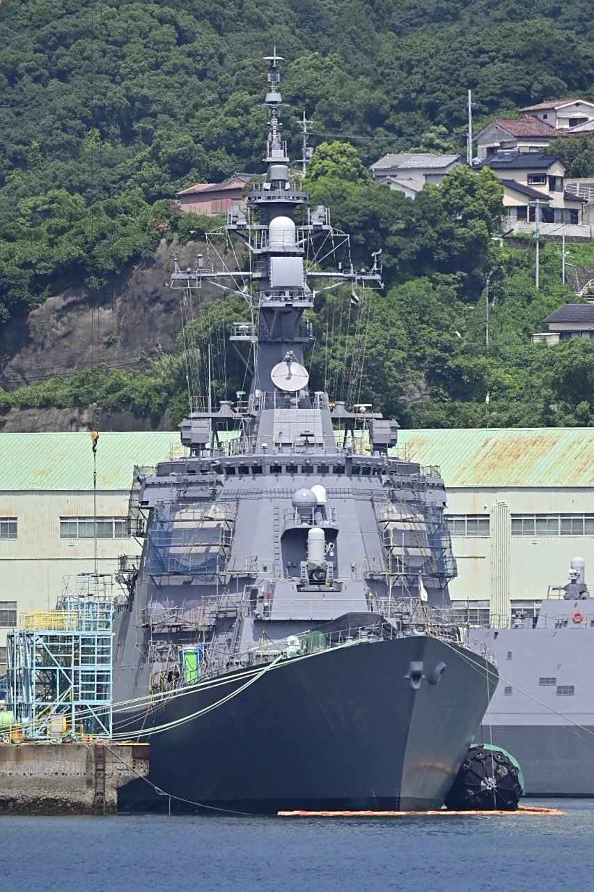日本海上自卫队足柄号护卫舰(あしがら/js ashigara,ddg-178)已经安装
