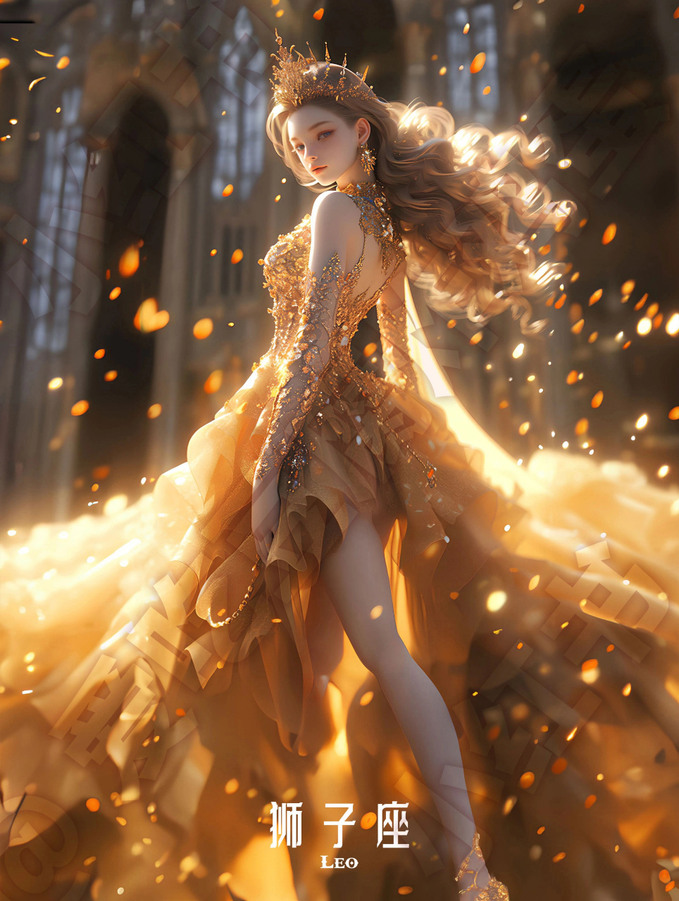 十二星座公主  做了一期少女心公主裙~ 	 白羊座7415aries,3月21