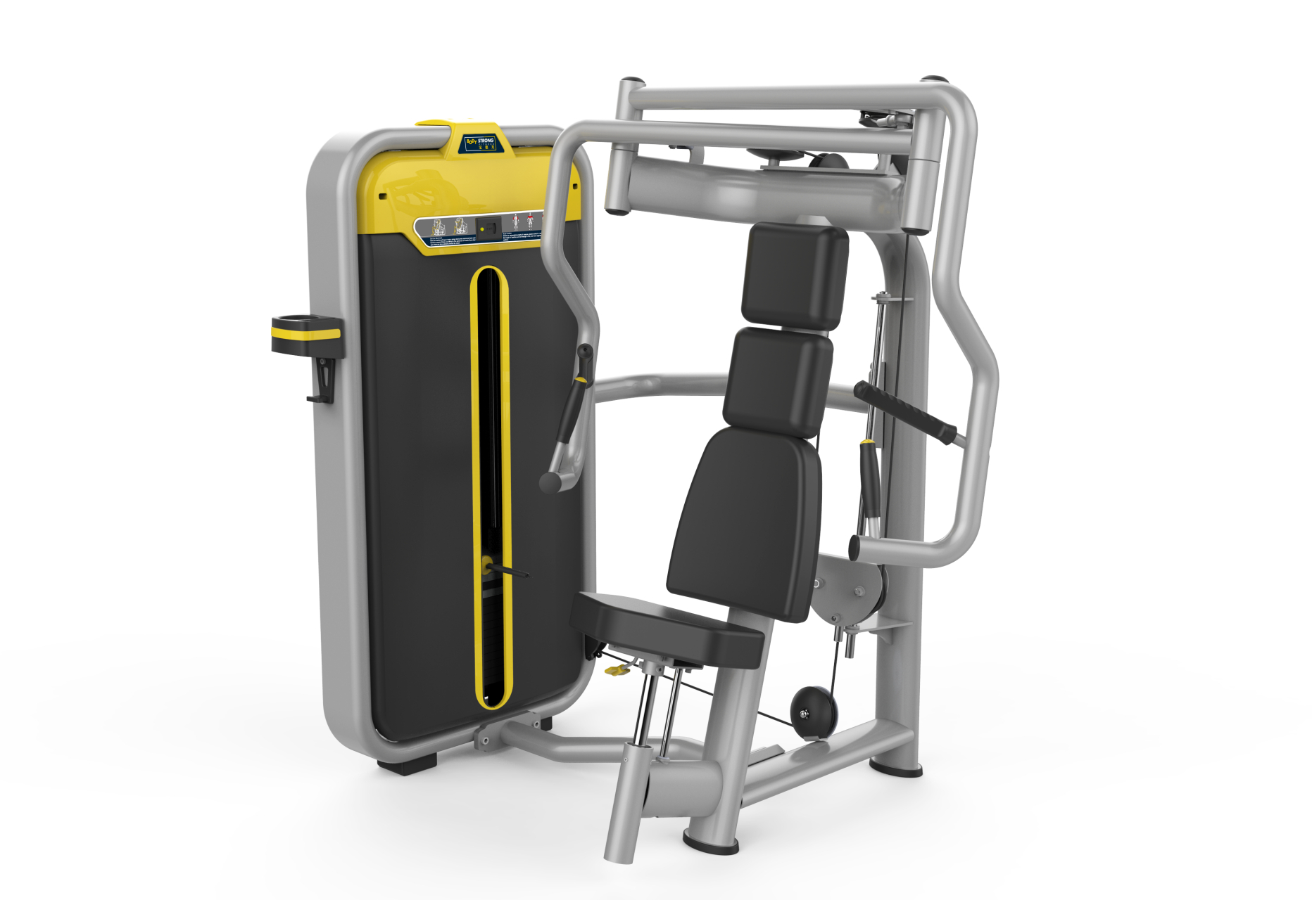 健身器材力量器械推荐 bm01 坐姿推胸训练器——宝德龙商用健身器材