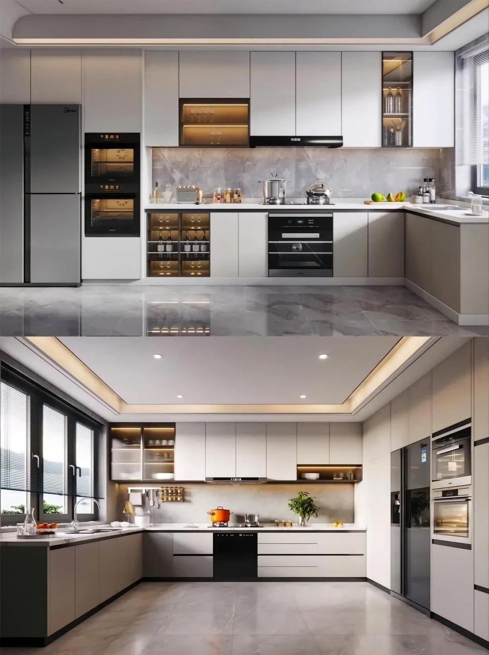 一眼沦陷!这8套绝美厨房配色方案,建议收藏!