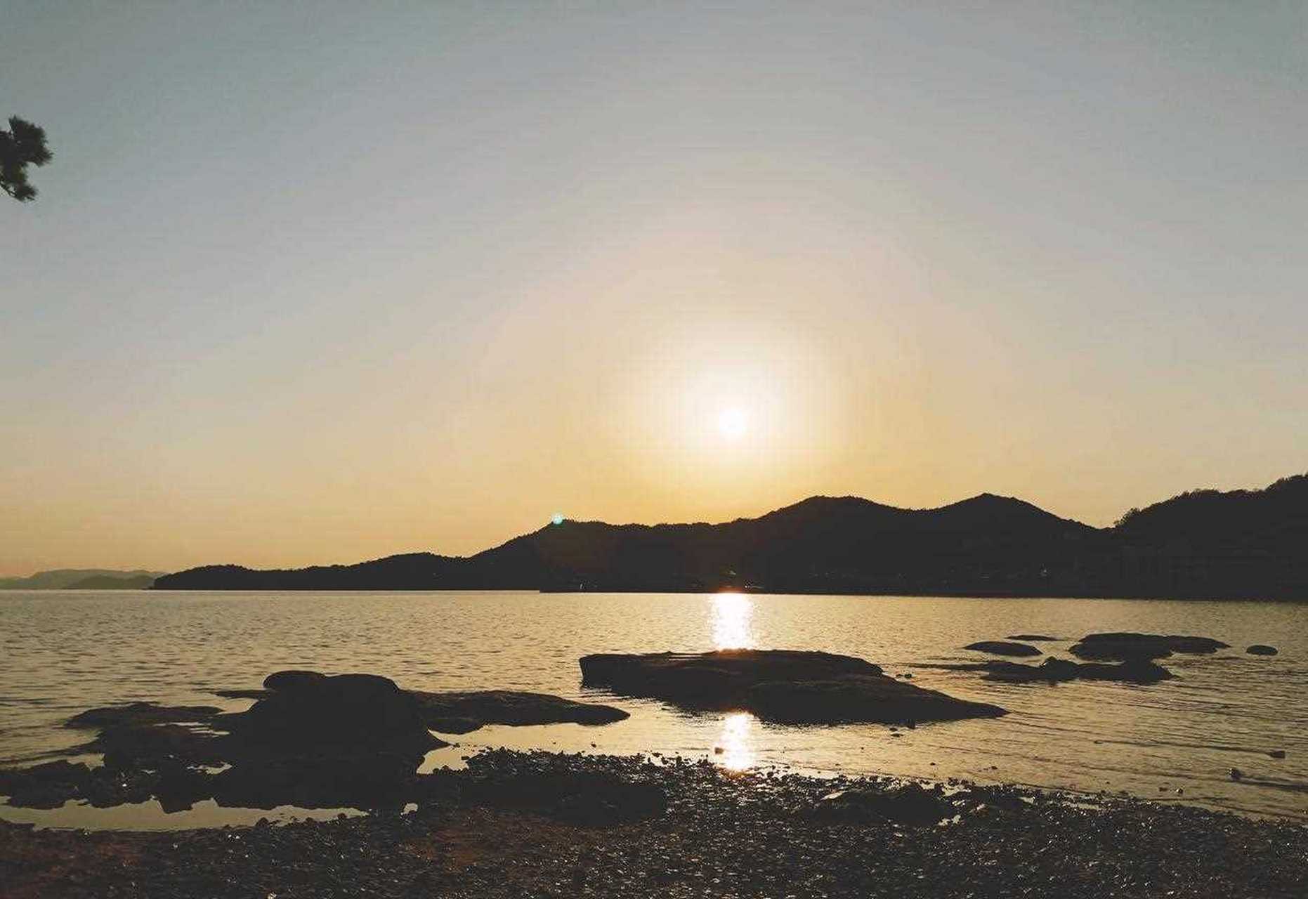 小豆岛的天使之路是必打卡景点之一～[打call] 每当退潮才会显现的一