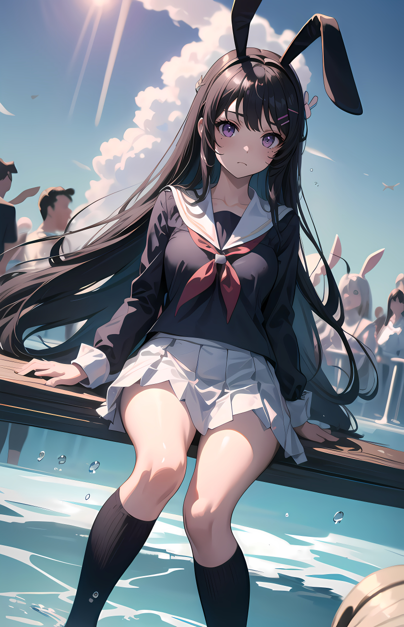 活着不就是为了麻衣学姐 #二次元美图# #壁纸分享# #樱岛麻衣