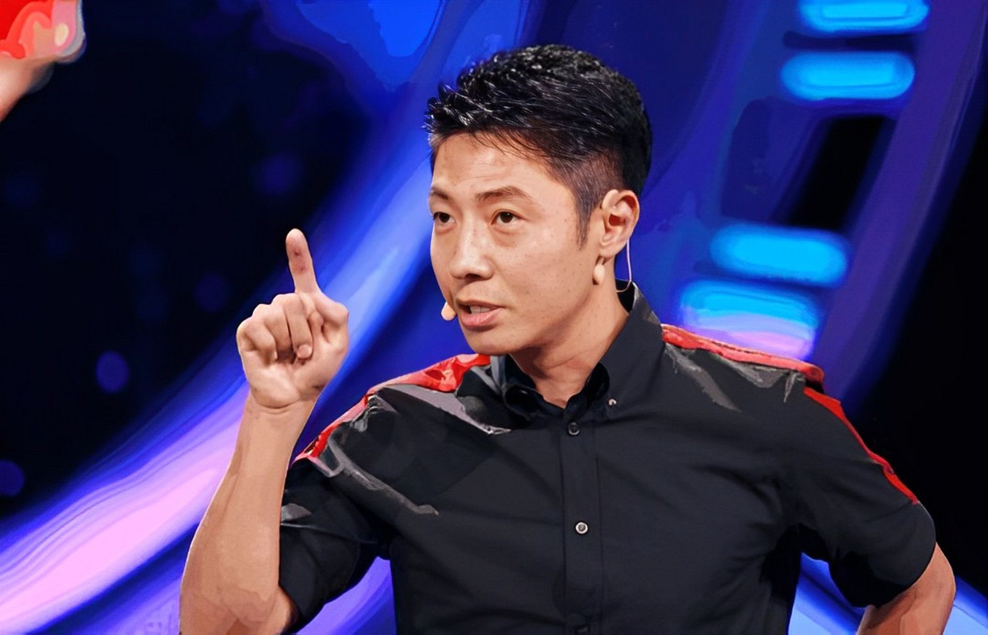 有一次,撒贝宁和妻子李白吵架了!突然,李白喊道:"你要杀我吗?