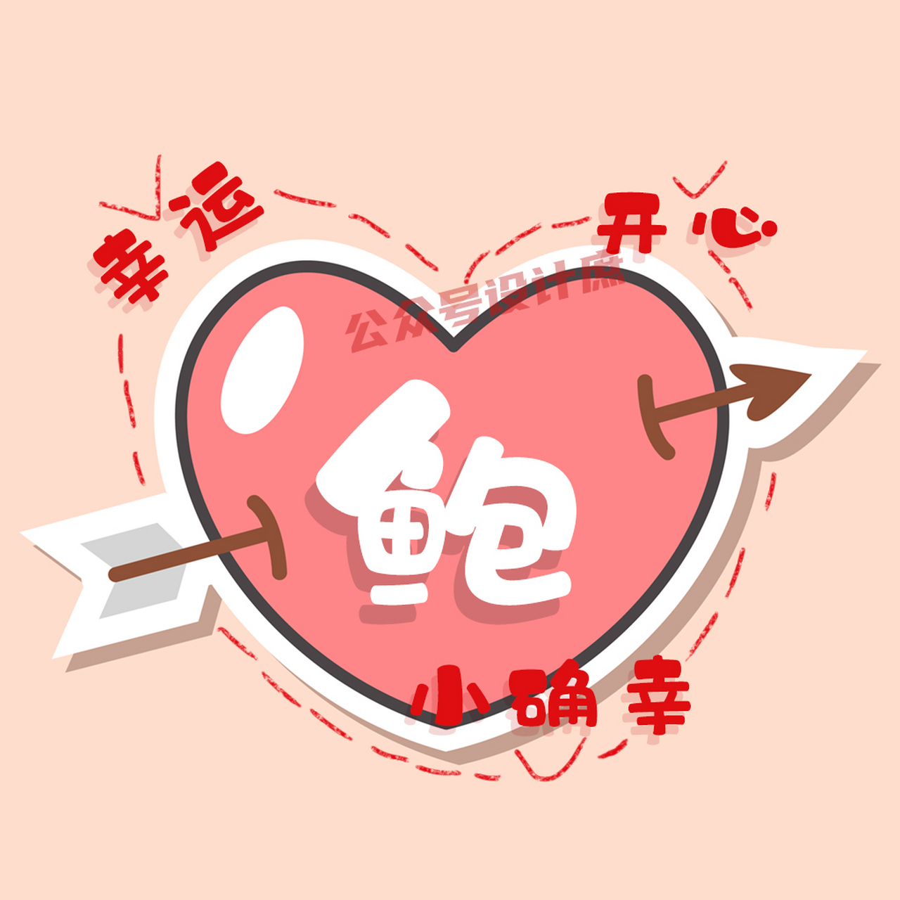 wechat头像分享 姓氏美图 要每天开心快乐