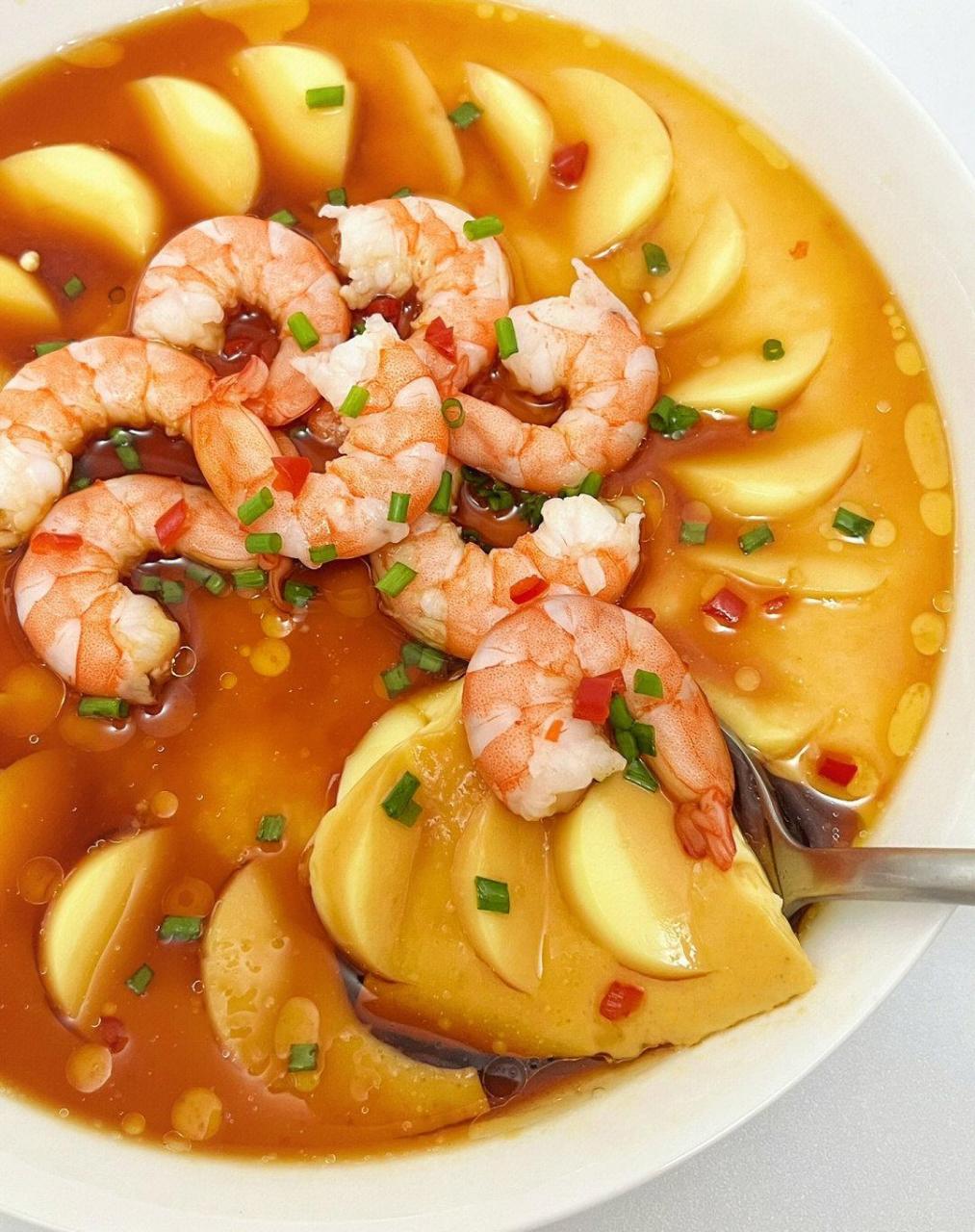 全家一致同意列入,日本豆腐虾仁蒸蛋 今天做了一道好吃又超级简单的菜