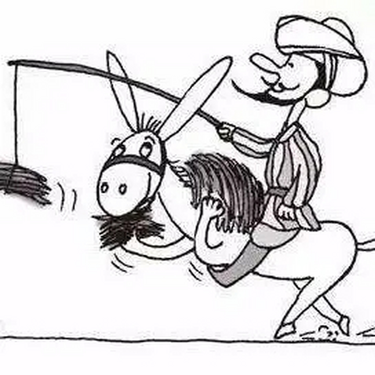 唐74王梵志《他人骑大马》  解读: 别人骑着一匹大马,独独我一