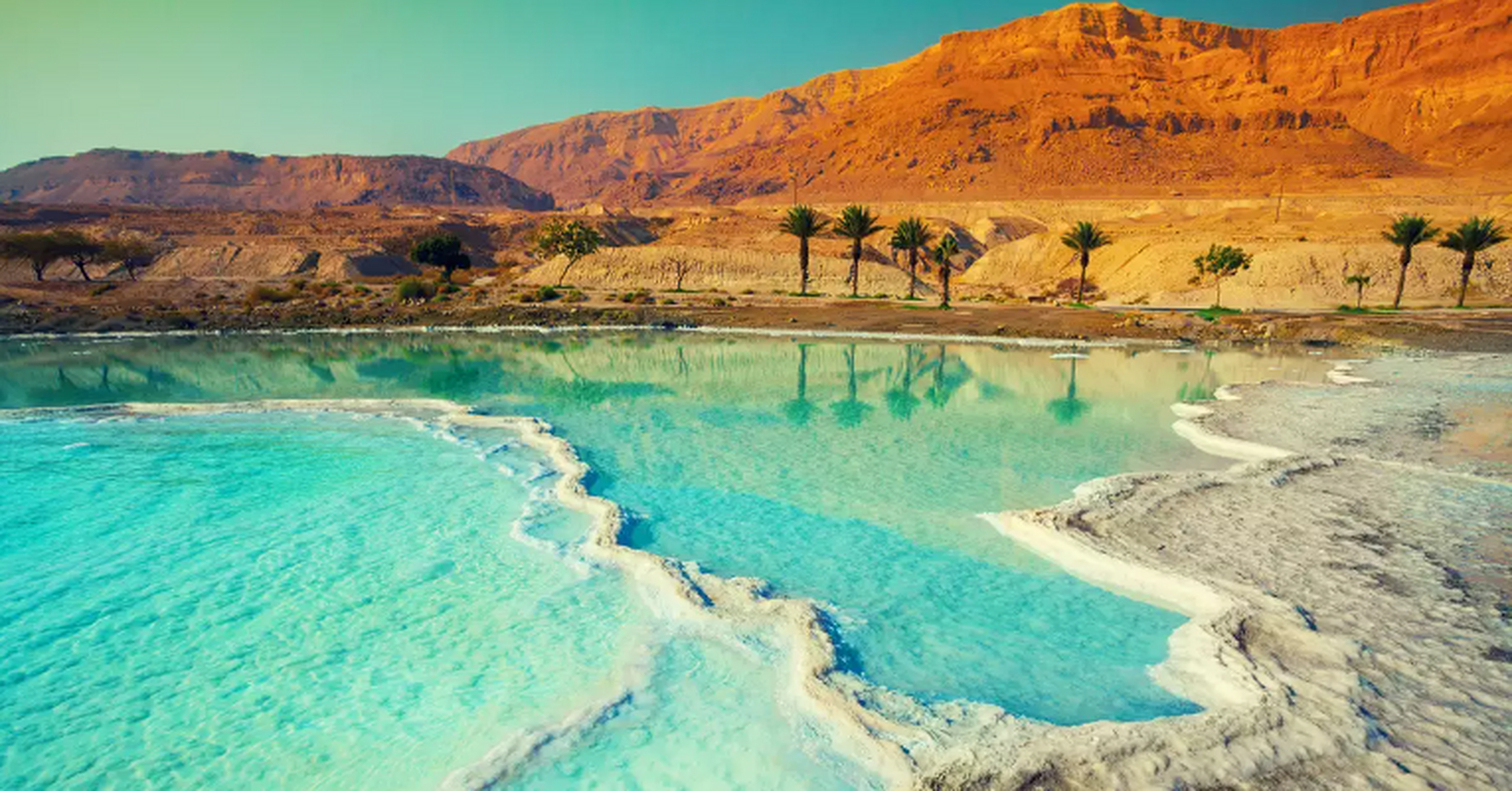 90地理之最,最咸的湖泊  98 死海是世界上最咸的湖泊之一,其盐度