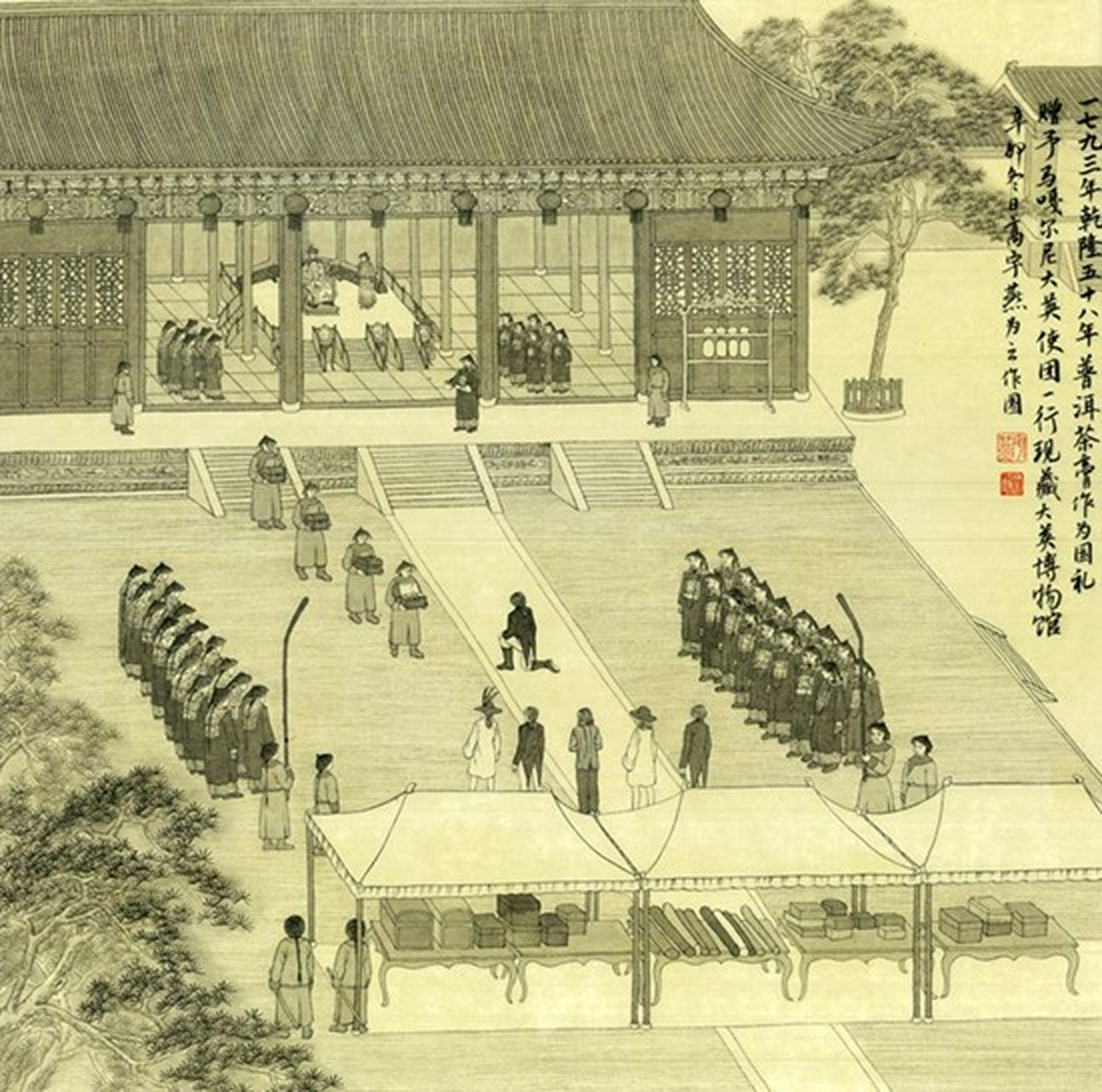 1729年,雍正发圣旨成立御茶房制茶膏,普洱茶膏成为宫廷贡品 1793年