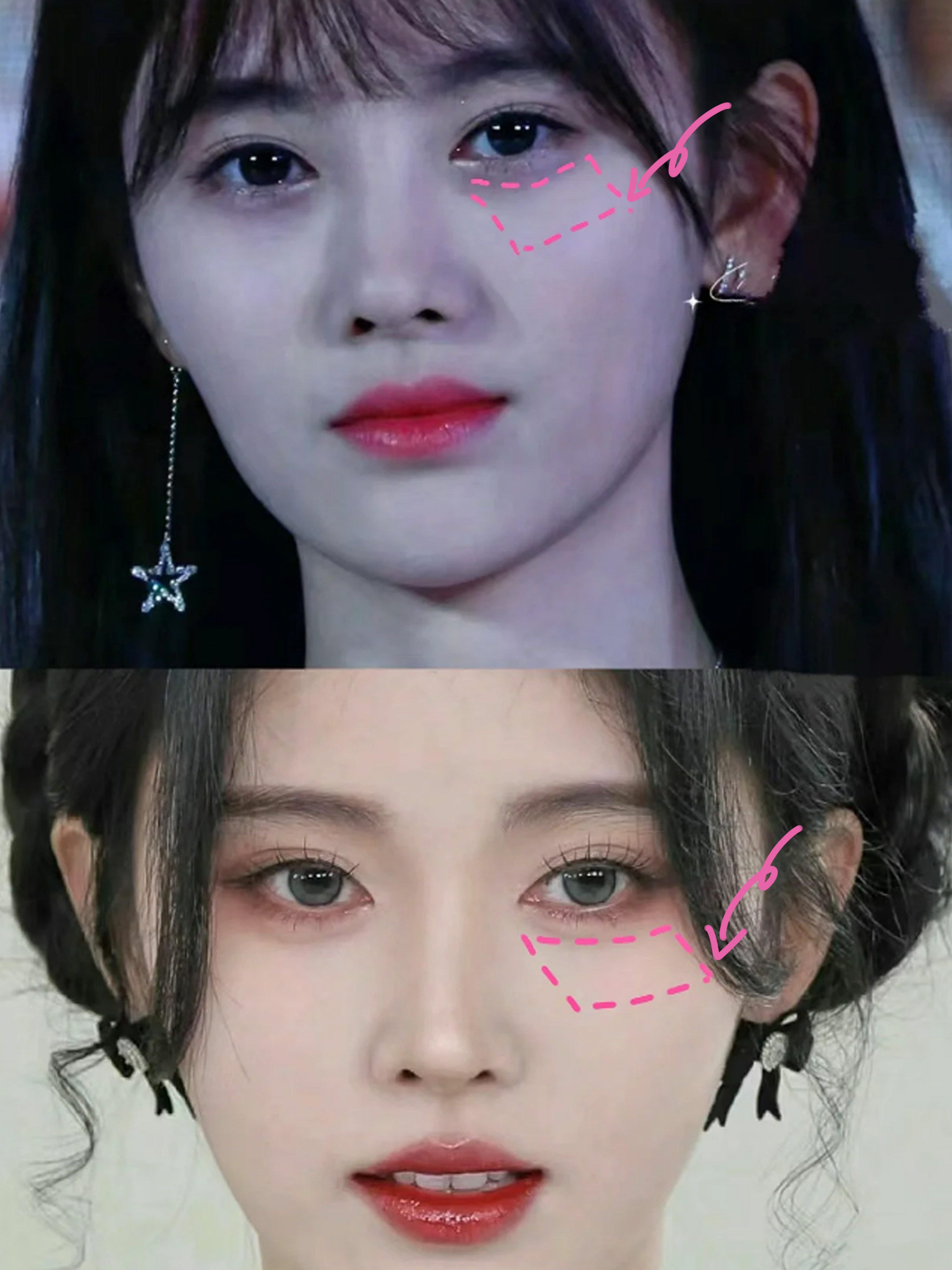 这样认为,小鞠是怎么通过视觉来改善颧突的问题的呢 #美妆# #鞠婧祎