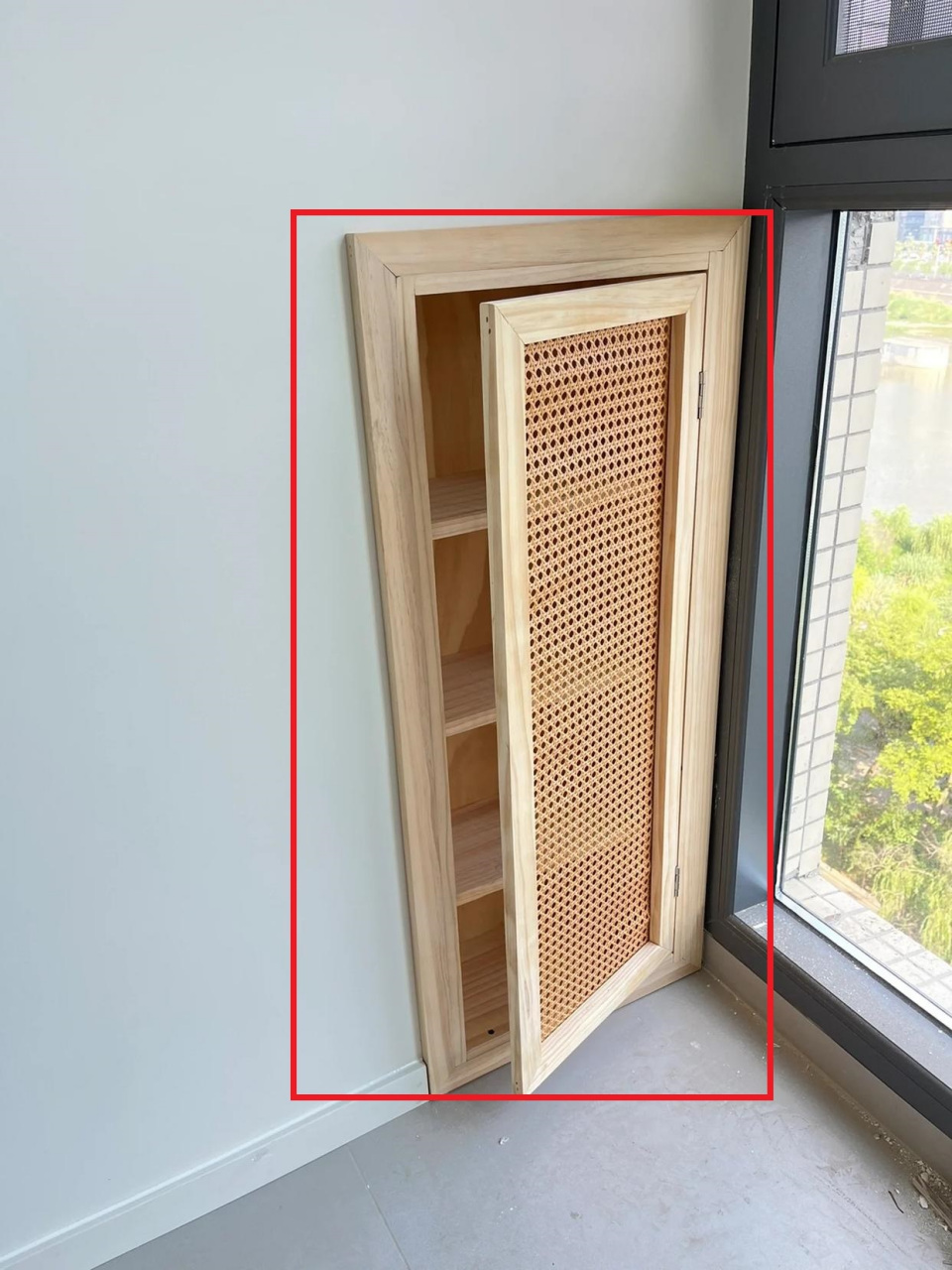 我真的太机智了哈哈哈,不得不佩服我自己,把空调机位改造收纳柜!