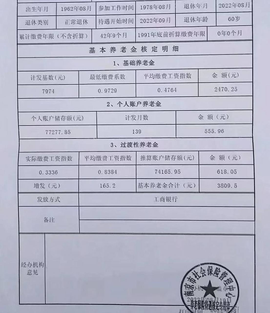 缴纳社保42年,退休工资只有3800元.够不够?万一有人头疼发烧了怎么办?