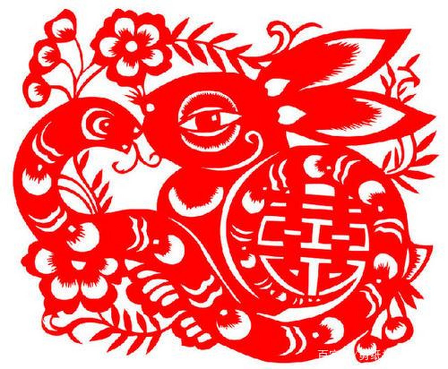 "蛇盘兔,必定富",这句谚语是借兔和富的语言谐音来体现吉祥意义的.