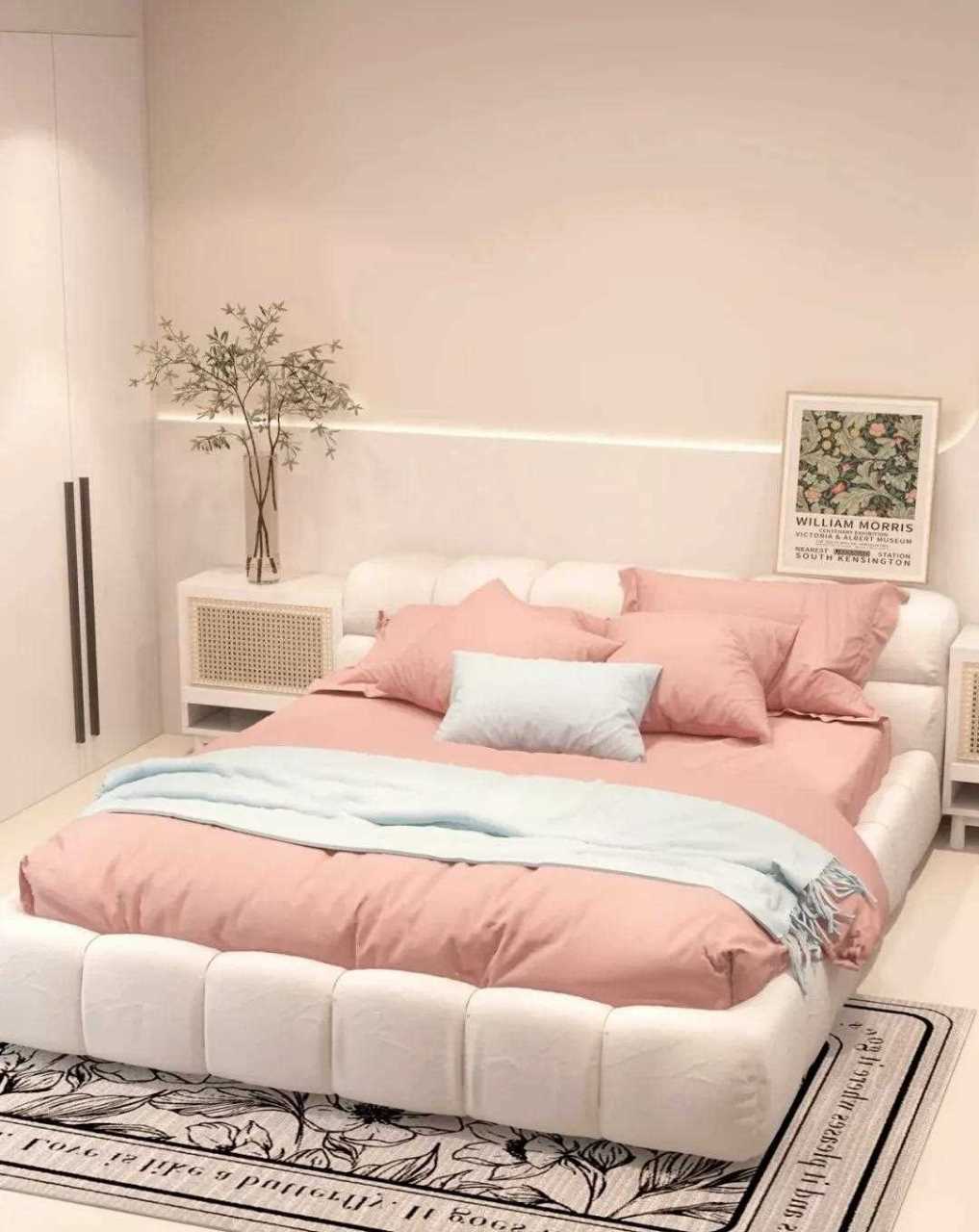 爱了爱了奶油系粉色卧室,你喜欢吗?[火焰]