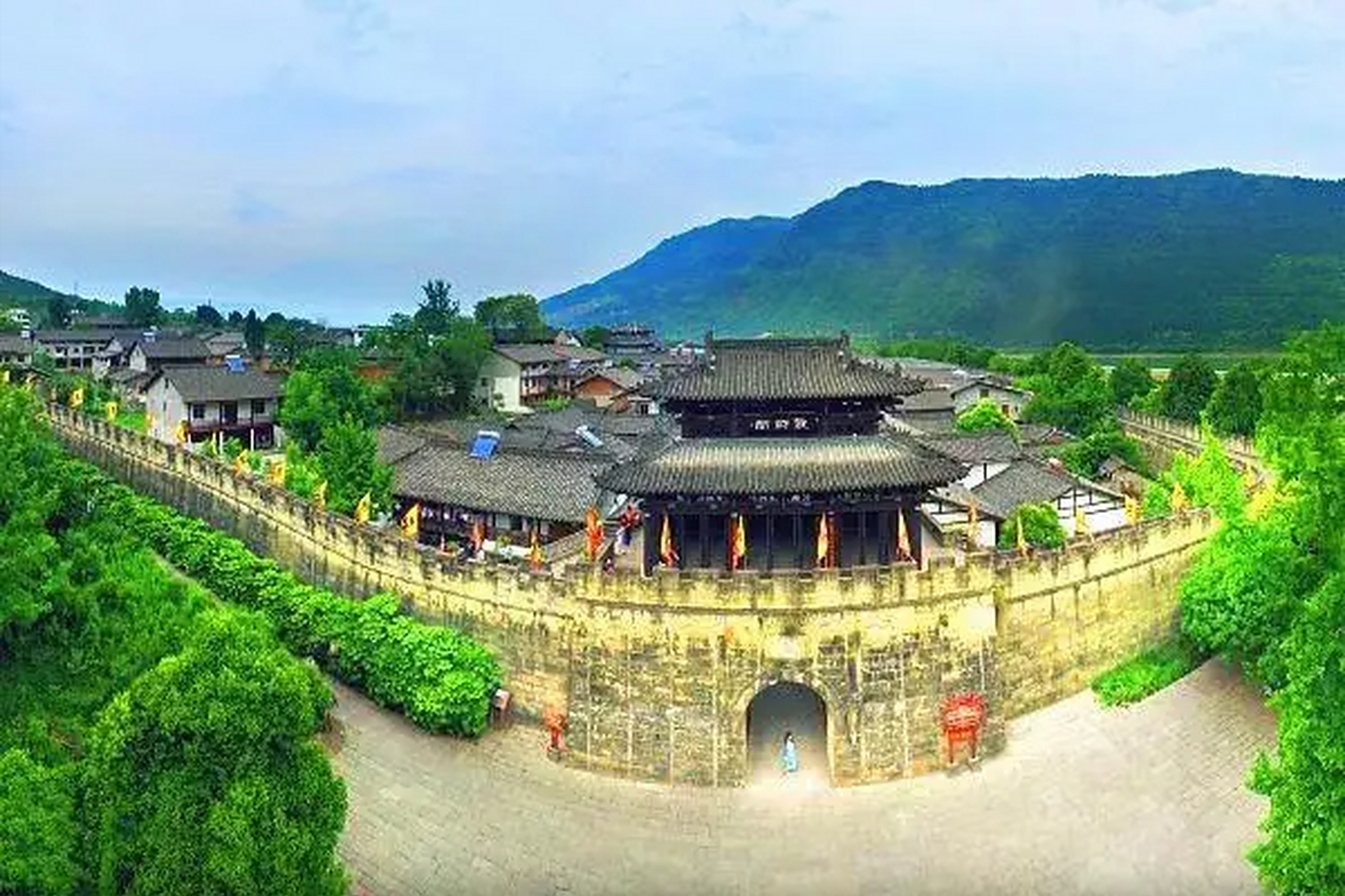 广元昭化古城,历史悠久,天然山水太极,绝妙奇景!