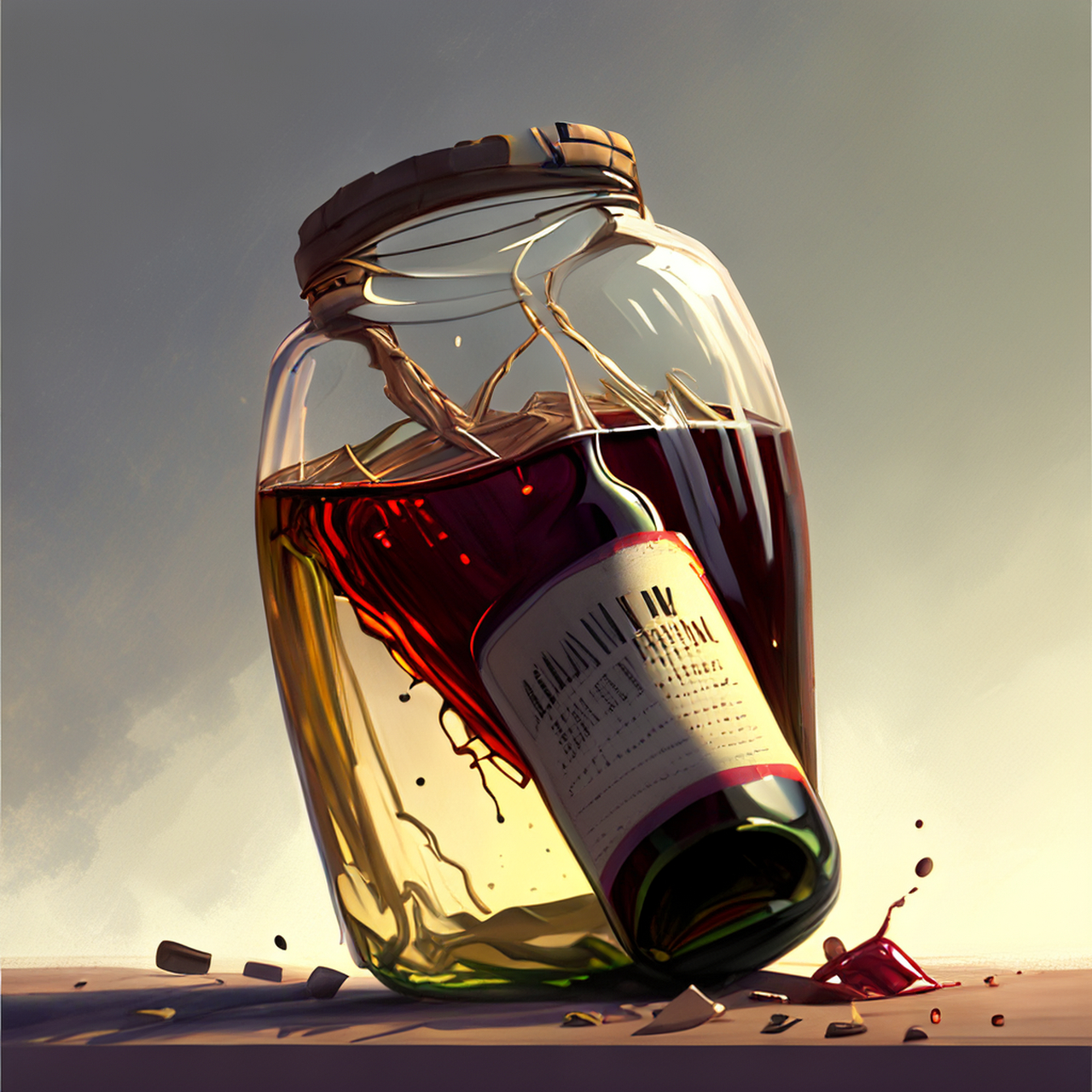 登临生酒兴,欲醉又还醒.中国风,优美,淡雅#百度ai绘图黑科技