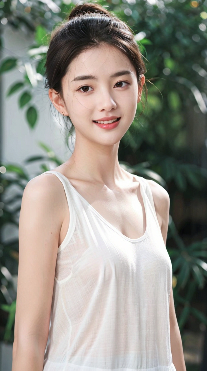 清纯性感丸子头少女气质写真摄影作品展示#美女# #养眼美女# #性感