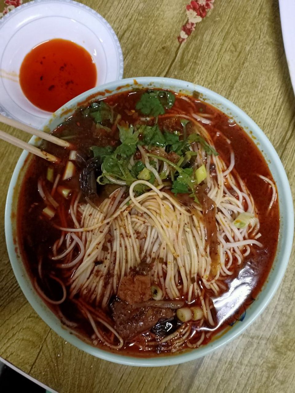 酸浆面是襄阳市枣阳的独特面食,距今已有100多年的历史.