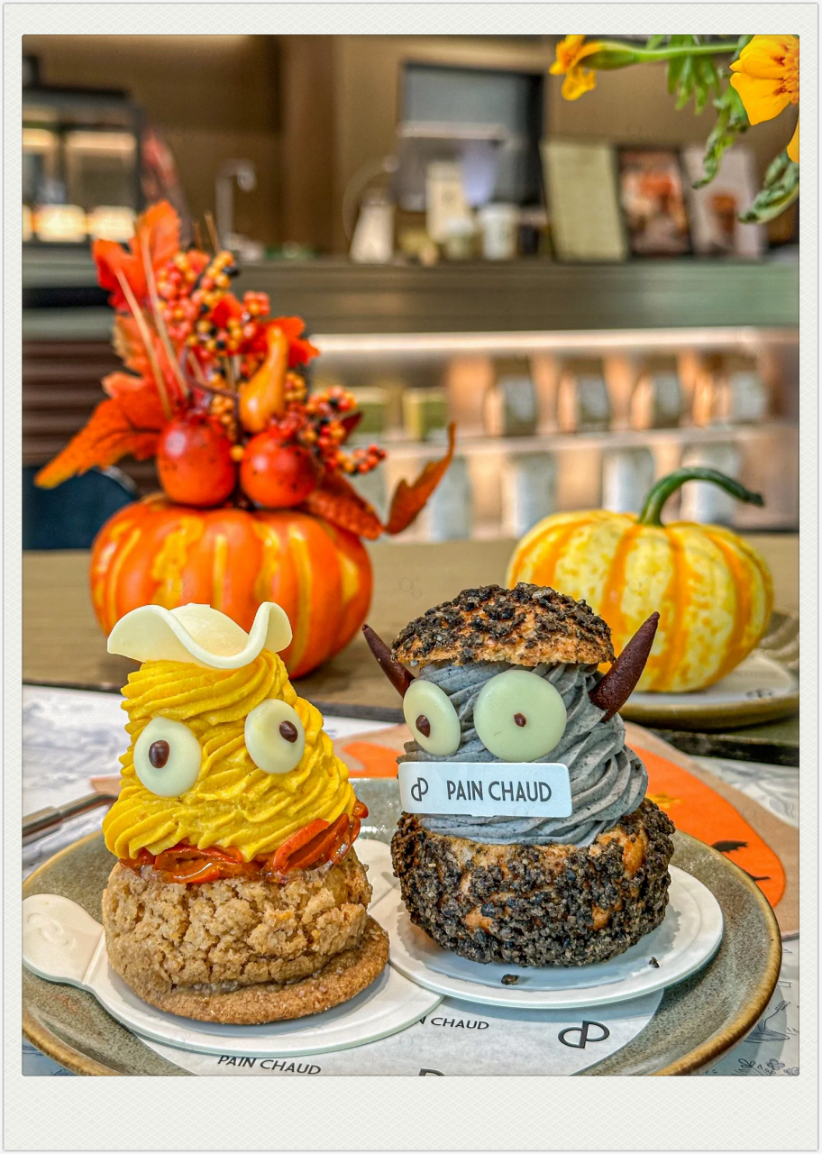 万圣节特辑  上海甜品店painchaud尊嘟已经穿上了万圣节的可爱外套!