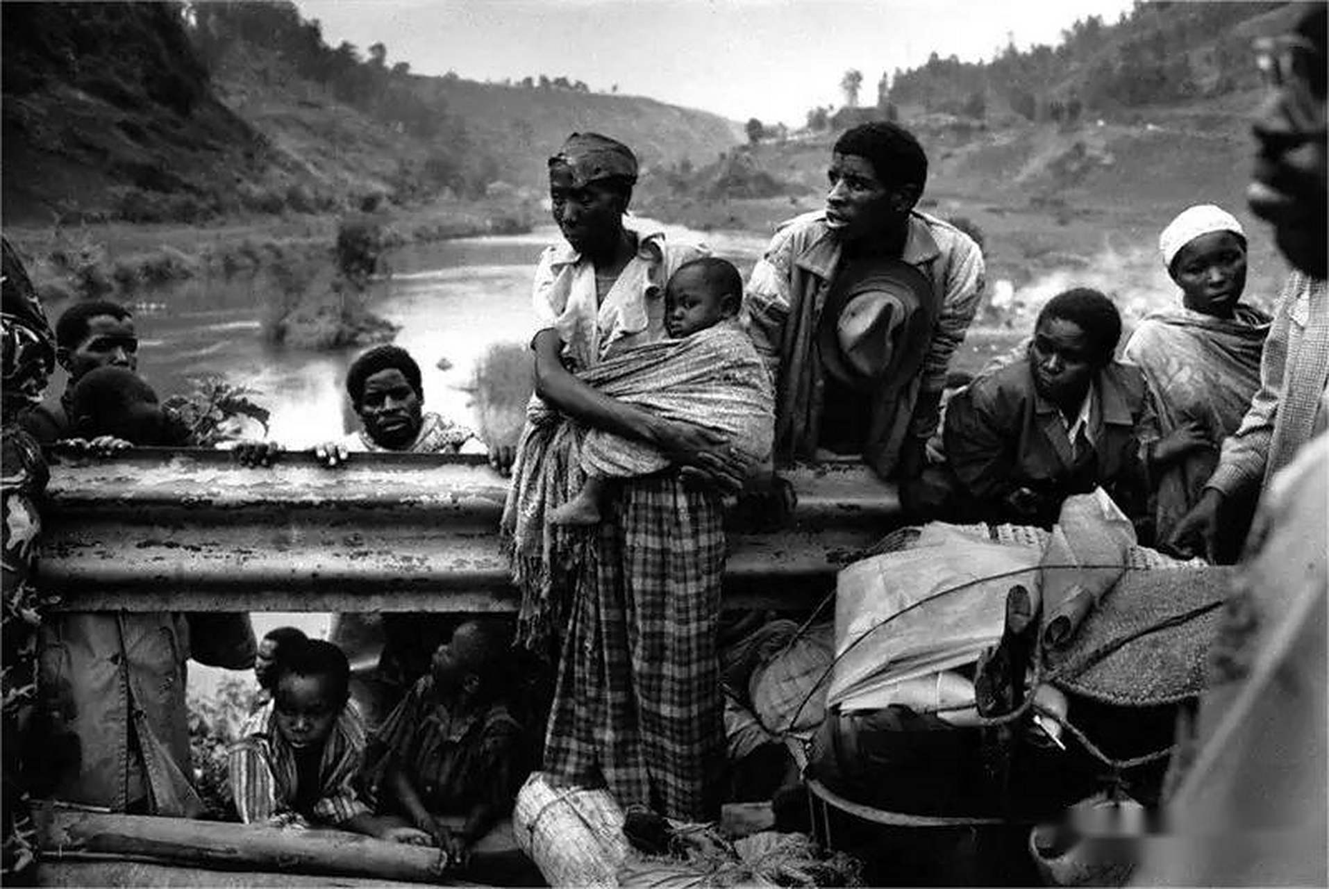 1994年卢旺达种族大屠杀中的难民.